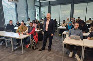 Colin Campbell CQP FCQI gives a guest lecture at Robert Gordon University Colin Campbell CQP FCQI gives a guest lecture at Robert Gordon University