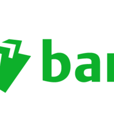 BAM logo This image features BAM's logo on a white background. Their logo is a bright green angular graphic, with "BAM" written in bold green text to the right.