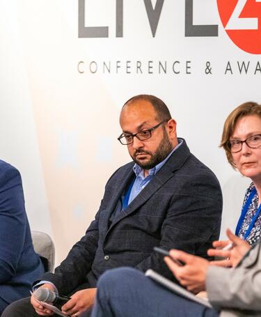 Panelists Lee Major, Chris Achillea, Fiona Payne and Alex Woods at Quality Live 2024