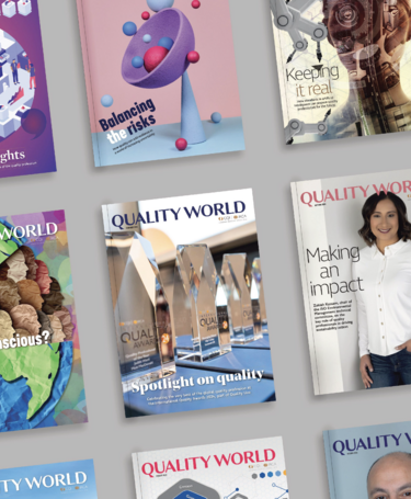 QUALITY WORLD MAGAZINE COVERS