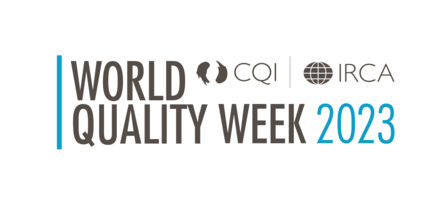 Official World Quality Week 2023 logo