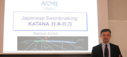 Rasoul Aivazi gives a presentation on Katana, Kaizen and Deming's teachings Rasoul Aivazi gives a presentation on Katana, Kaizen and Deming's teachings